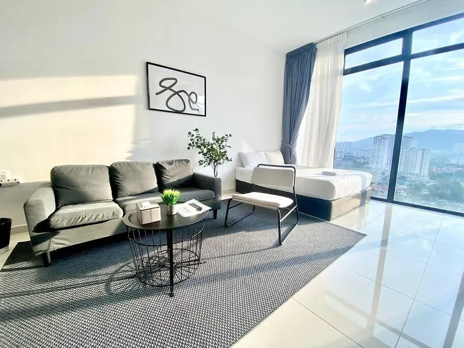 公寓 Beacon Executive Suites #Minimalist #Skypool #Georgetown #6Pax #2Br 2Bath #3 Queen #Quality Well Maintained #Private Host